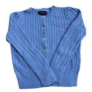 Polo by Ralph Lauren Light Blue Knit Cardigan